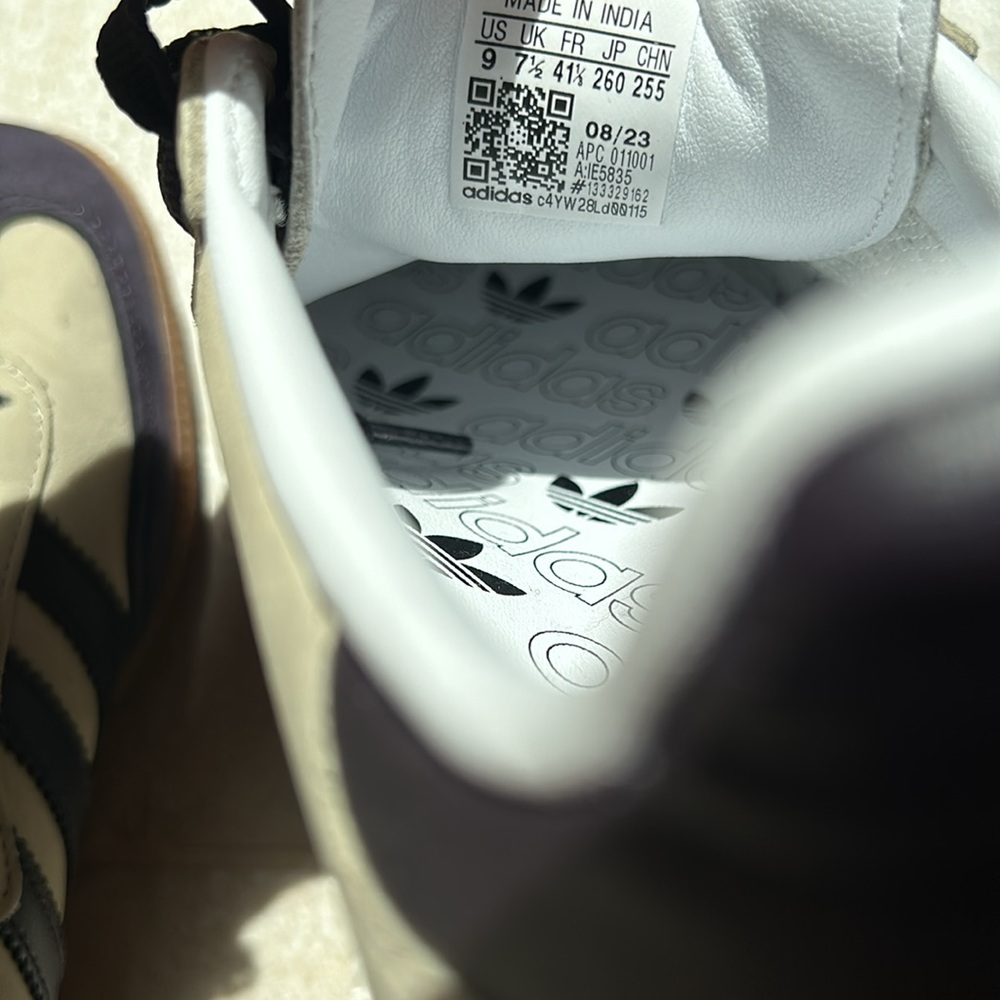 ADIDAS Samba OG Putty Grey/ purple/ silver - Picture 6 of 8